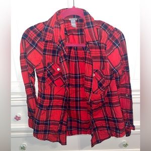 Red flannel, charlotte russe, size: S